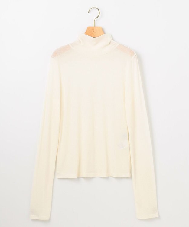 組曲 L ハイツイストシアー インナータートル ホワイト系