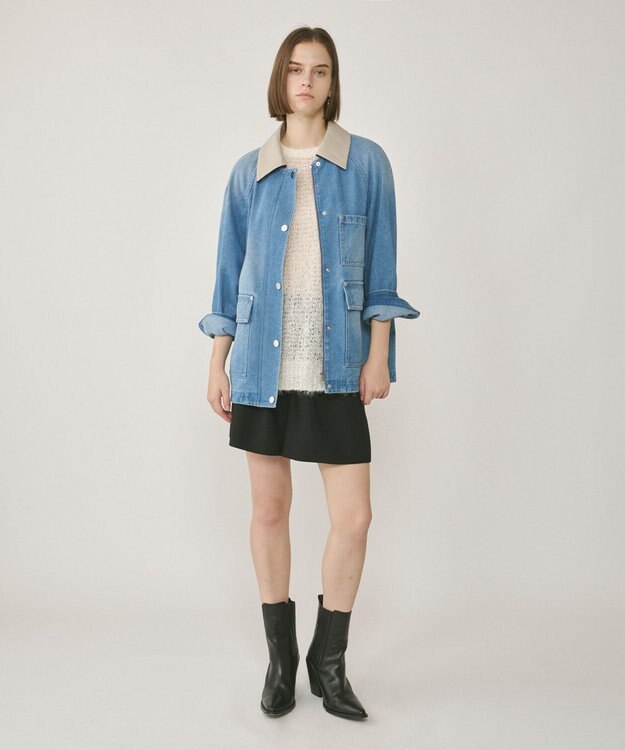 GRACE CONTINENTAL カバーオールジャケット インディゴ