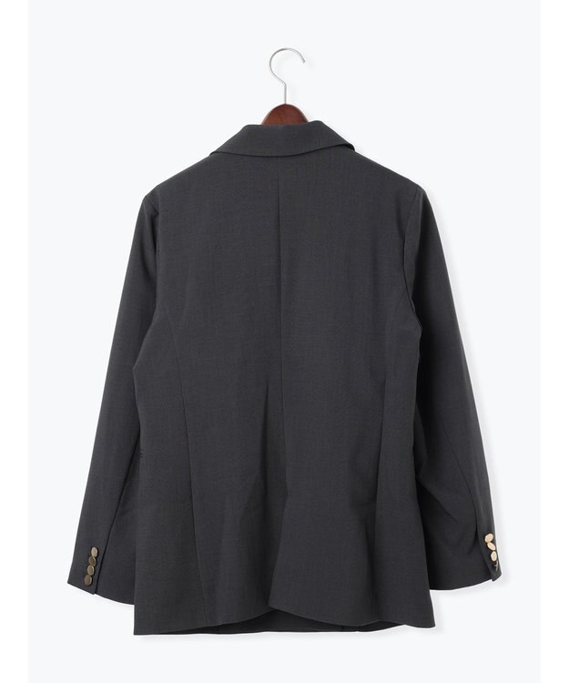 Te chichi ダブルブレストジャケット(セットアップ可)《2025Autumn catalog vol.2 item》 チャコールグレー