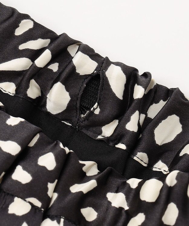 ANY KIDS レオパードスカート ブラック系