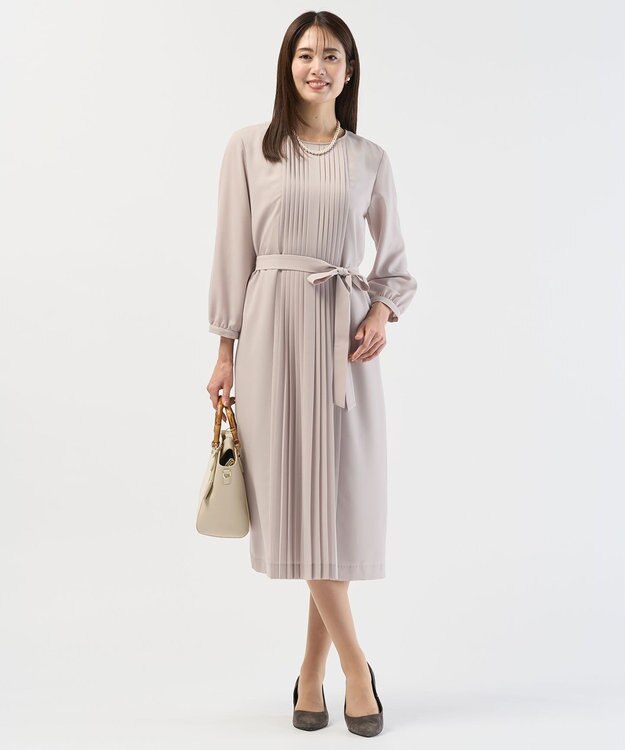 J.PRESS LADIES 【3way】2連パール ネックレス シルバー系