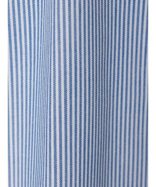 earth music&ecology スタンドフリルシャツ Stripe