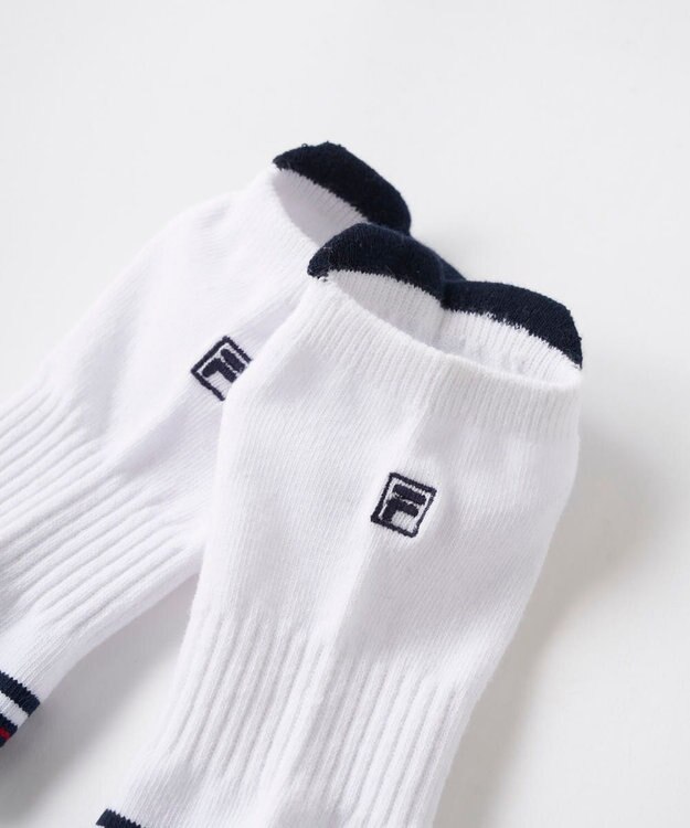 FILA GOLF／marie claire 【FILA GOLF】スニーカー丈ソックス ホワイト