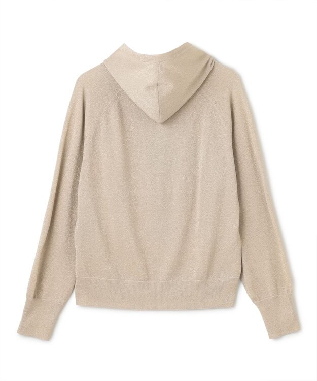 BEIGE， 【S-size】JUSSIEU / ラメ ニットパーカー Gold