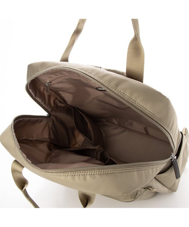 LA BAGAGERIE 10ポケット持ち手付きリュック Lサイズ カーキ