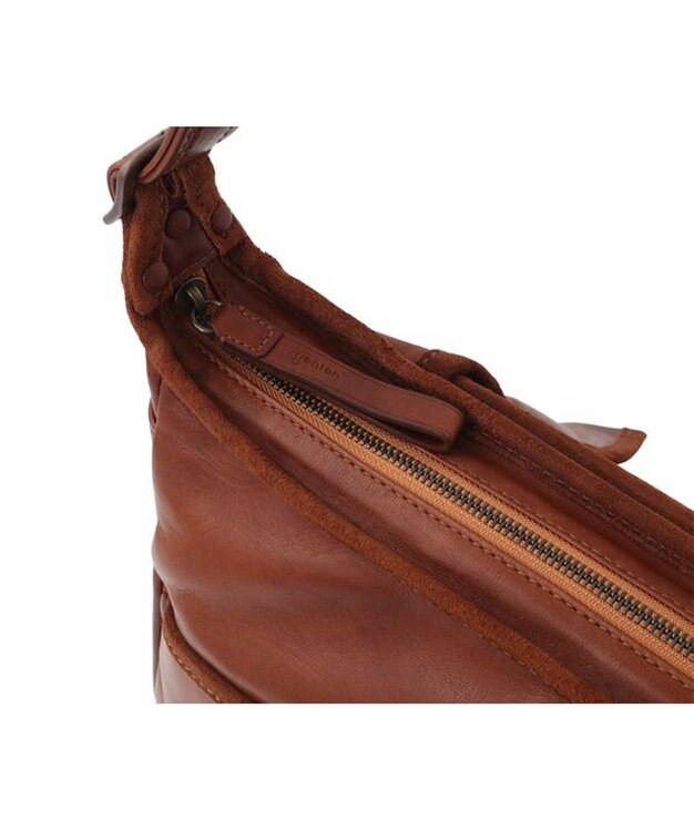 genten ホースレザーバッグA4ショルダー チャ