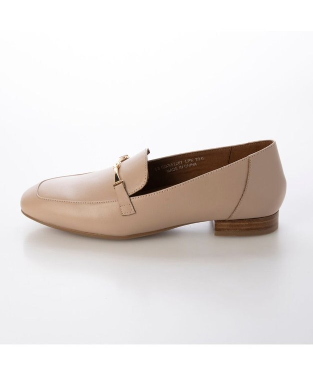 ing <ing>スクエアトゥビットローファー ライトピンク