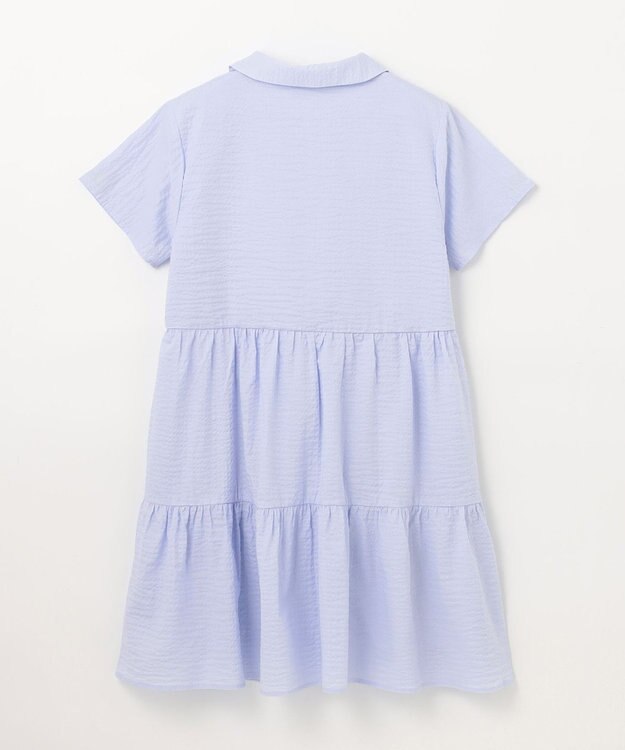 組曲 KIDS 【110-140㎝】ミラクルウェーブチュニック ワンピース アイリス系