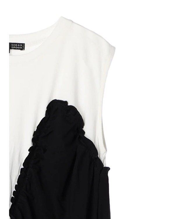 Green Parks ・ＳＵＧＡＲ　ＳＰＯＯＮ　【ＣＯＯＬ】ドッキングワンピ Off White