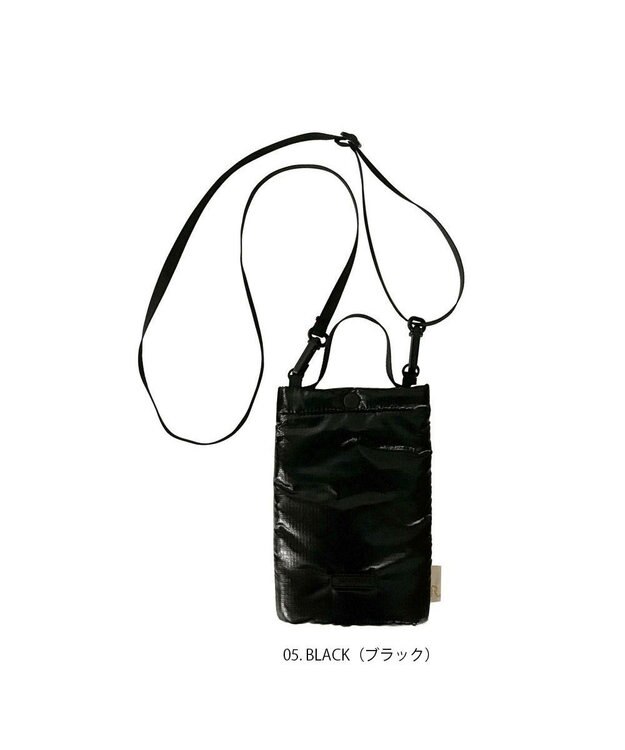 ROOTOTE 1064【スマホ＆ボトルケース】 LT.ボトッシュ.ルミエ-A 05：ブラック