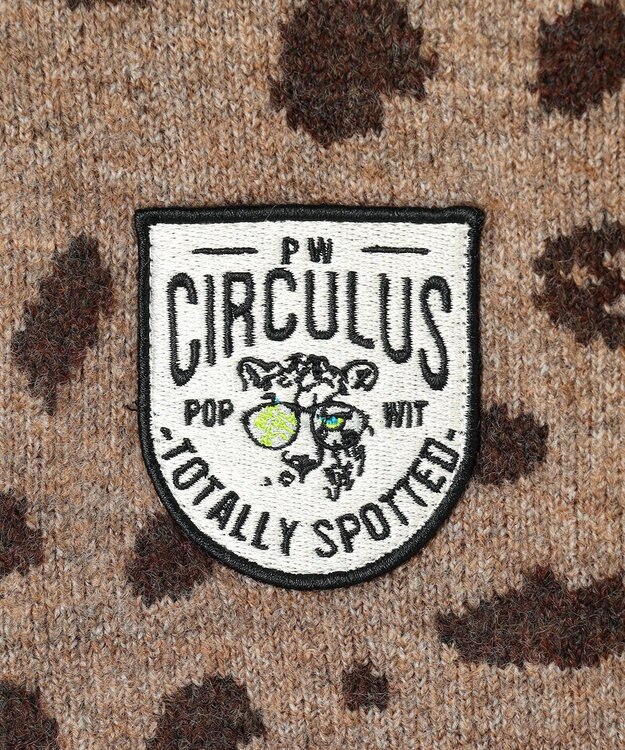 PW CIRCULUS 【MEN】SNOW LEOPARD柄フーディー ベージュ系5