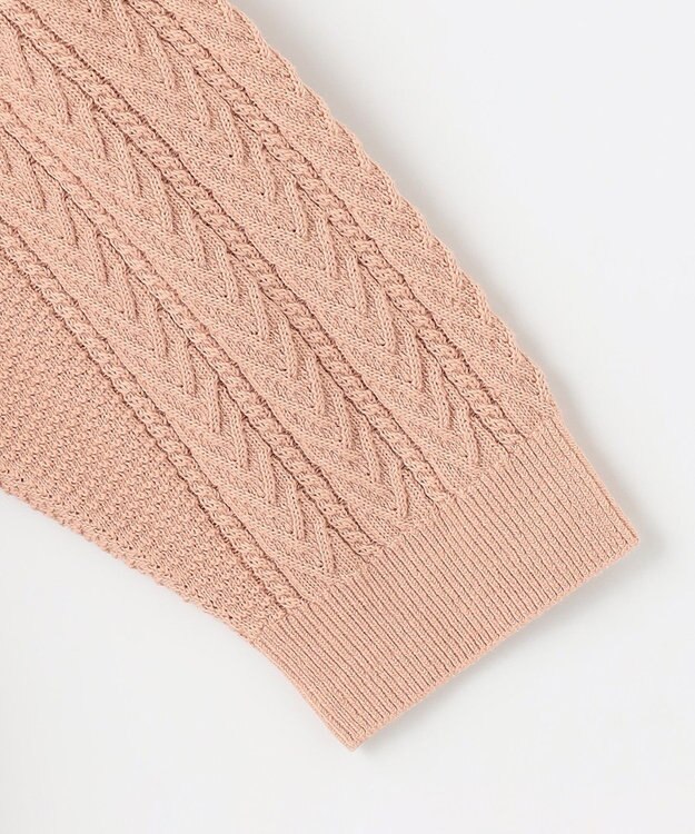 J.PRESS LADIES L 【洗える】 TSUBOMI WG ニット ライトオレンジ系