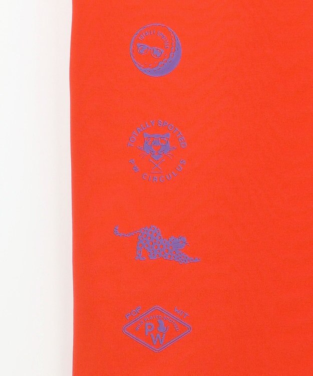 PW CIRCULUS 【MEN】裏フリースモックネックT レッド系