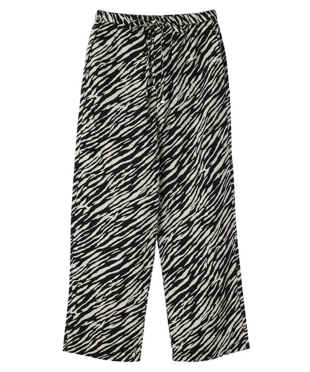 AMERICAN HOLIC ゼブラプリントリラックスパンツ Black