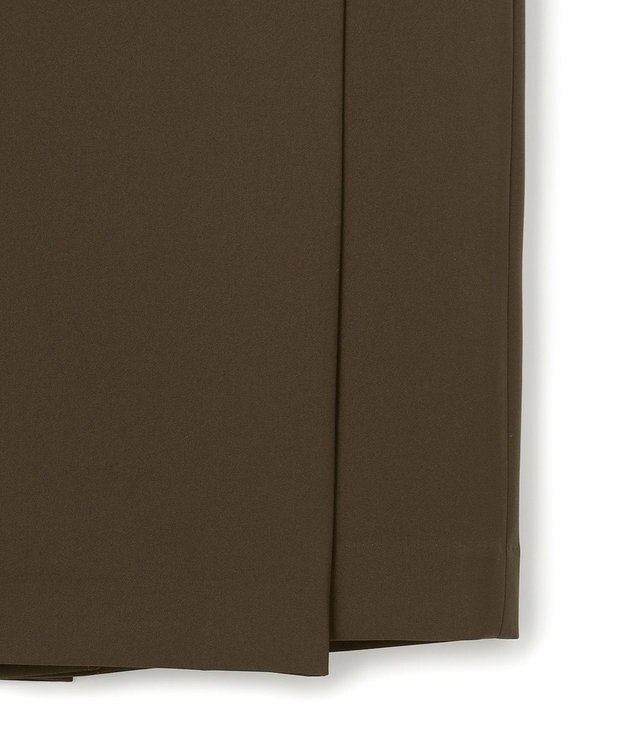 ICB  【新色追加・防シワ・速乾・洗える】Fied ラップ風スカート カーキ系