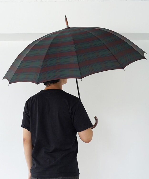 槇田商店 Makita Trad Stewart of Athol 紳士長傘 緑