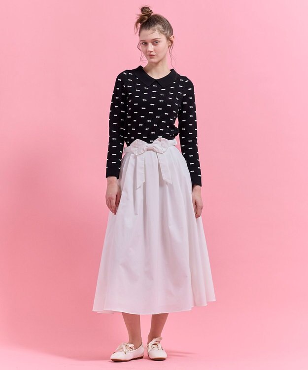 TOCCA 【chayさん着用】RIBBON BLOOM プルオーバー ブラック系