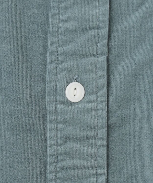 J.PRESS YORK STREET 【UNISEX】シャツコール バンドカラーシャツ ブルー系