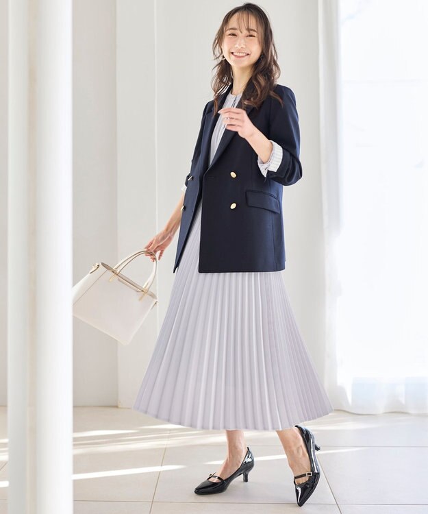 ANY SIS 【2WAY】スクエアミディトート バッグ アイボリー