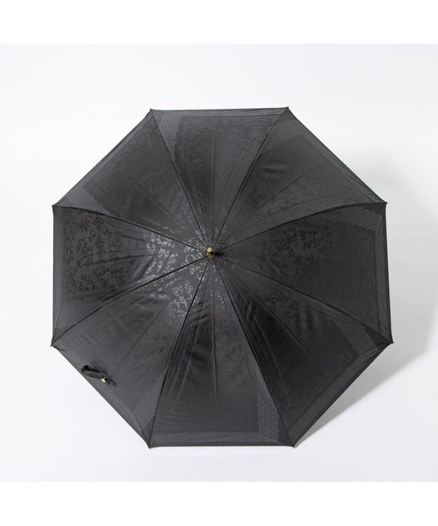 UNBILLION cache nez / レーススカーフプリントバルーンショートパラソル ブラック