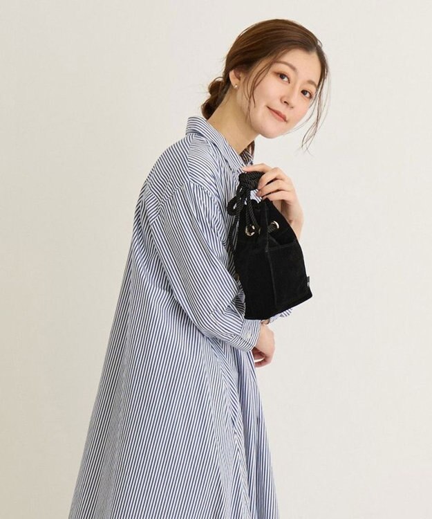 ROOTOTE 0671【直営店限定】ベビールー.ベロア チェーン-A 02：ブラック