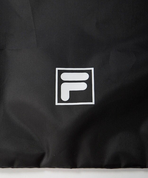 OP／FILA 【FILA】ロゴ入りナップサック&タオルセット ブラック