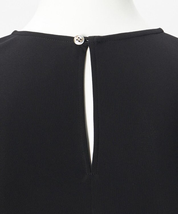 23区 【GOLD LABEL】ソフトチュール ドッキング ワンピース ブラック系