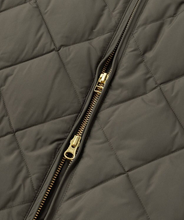 UNFILO 【TAION×UNFILO 】キルティングダウン ジレ カーキ