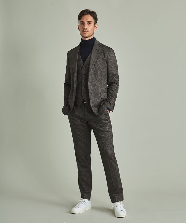 GOTAIRIKU 【セットアップ対応 / AIRY MOVE】Ｔ/Ｗジャージーセットアップ パンツ ダークブラウン系8