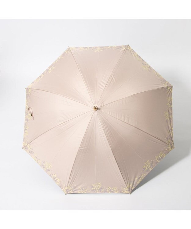 UNBILLION cache nez / 軽量サークルミモザプリントショートパラソル ピンク