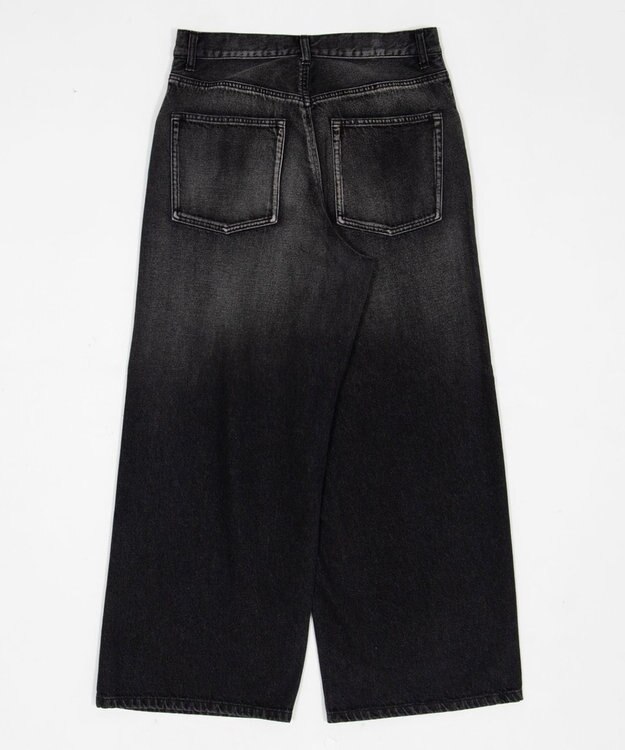WEGO 【SMLサイズ展開】エクストラバギーデニムパンツ デニムブラックソノタ