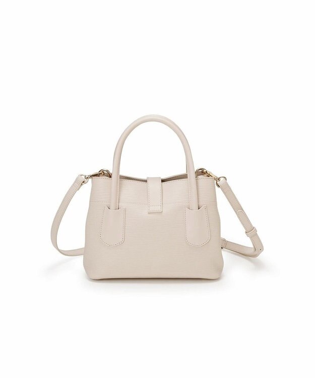 TOPKAPI 【Breath TOPKAPI】RIPPLE リプル バックル ショルダー付き ミニ トートバッグ オフ