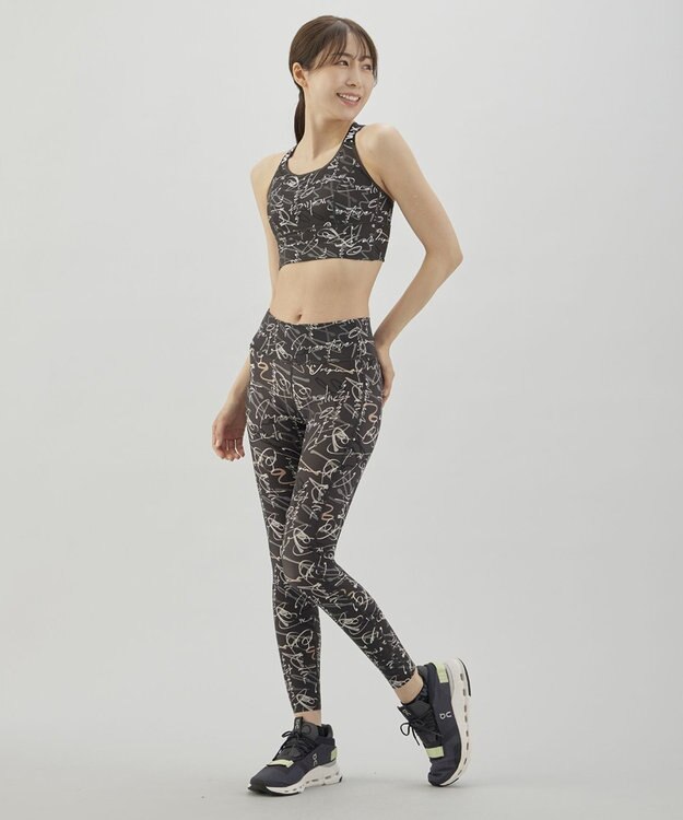 CW-X 【WOMEN】 スポーツタイツ ロング 吸汗速乾 UVカット率90%以上 VCY299 /ワコール ダークブラウン