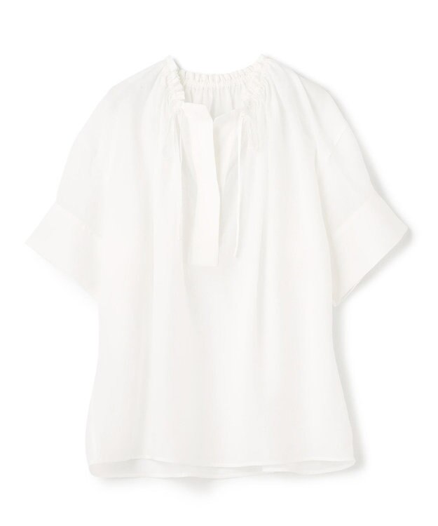 BEIGE， 【S-size】LILAC / ギャザーブラウス White