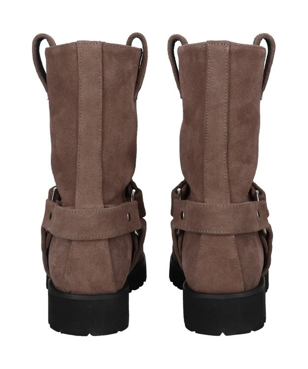 Bridget Birkin 【PARADIS COULEUR】オブリークトウリングエンジニアブーツ オークスウェード