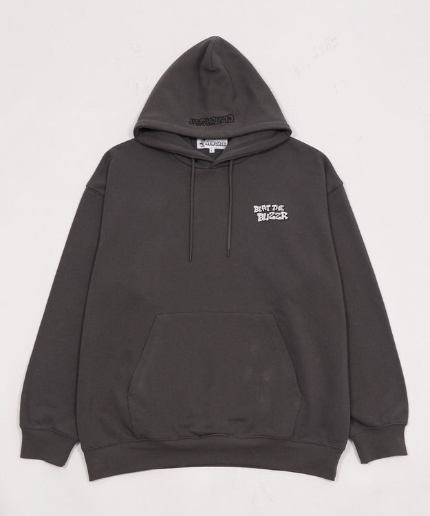 WEGO 【ユニセックス着用ITEM】別注NEWJACKグラフィックプルパーカー ブラック中濃色