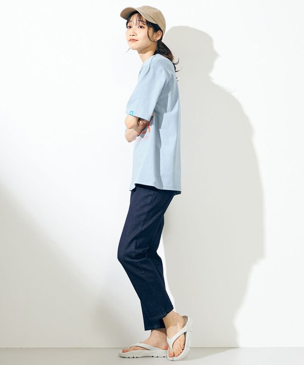 SHARE PARK LADIES 〈CIMMARON CORE〉CLAUDIA スリムテーパードパンツ ネイビー系