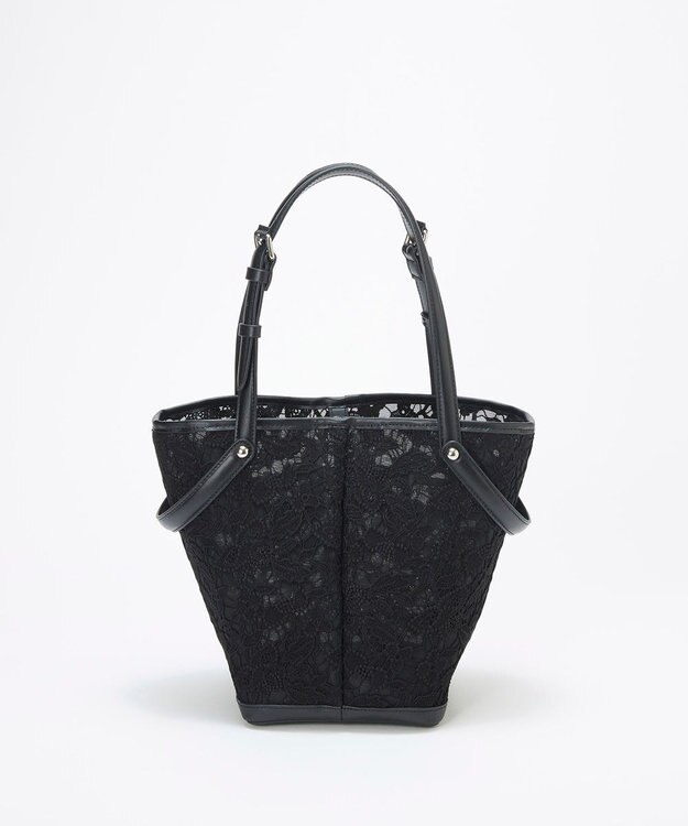 TOPKAPI 【TREASURE TOPKAPI】2way チェンジング トートバッグ レース/レオパード ブラック