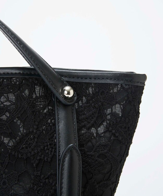TOPKAPI 【TREASURE TOPKAPI】2way チェンジング トートバッグ レース/レオパード ブラック