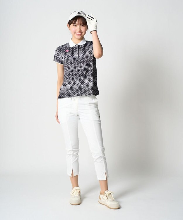 FILA GOLF／marie claire 【Kappa】半袖ポロシャツ ブラック