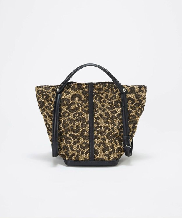 TOPKAPI 【TREASURE TOPKAPI】2way チェンジング トートバッグ レース/レオパード ベージュ