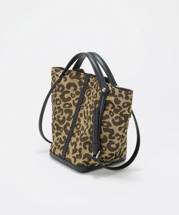 TOPKAPI 【TREASURE TOPKAPI】2way チェンジング トートバッグ レース/レオパード ベージュ