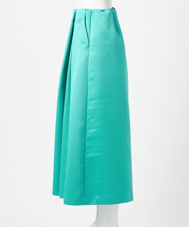 23区 【エステータ】フォルムサテン キュロットパンツ ターコイズブルー系