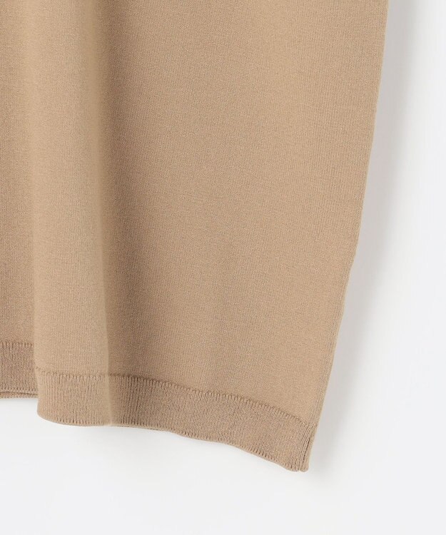 自由区 S ウォームレーヨンストレッチハイネック ニット モカ