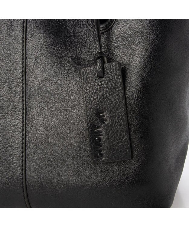 UNBILLION アトランタ ATLANTA / 牛革ハトメあおりトートS ブラック