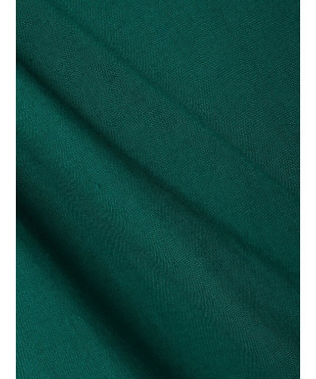 earth music&ecology コットンボイルボリュームブラウス Green