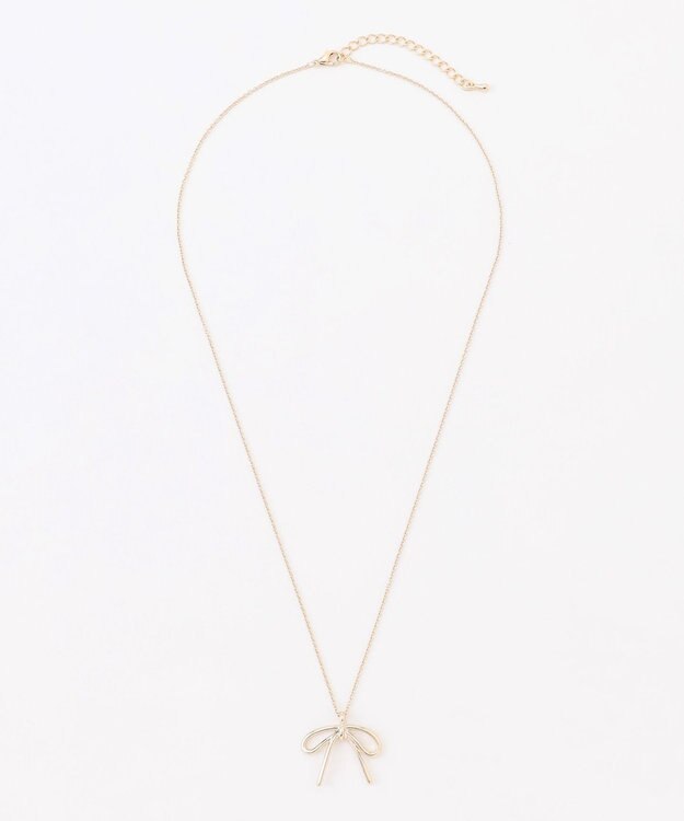 組曲 メタルリボンネックレス ゴールド系