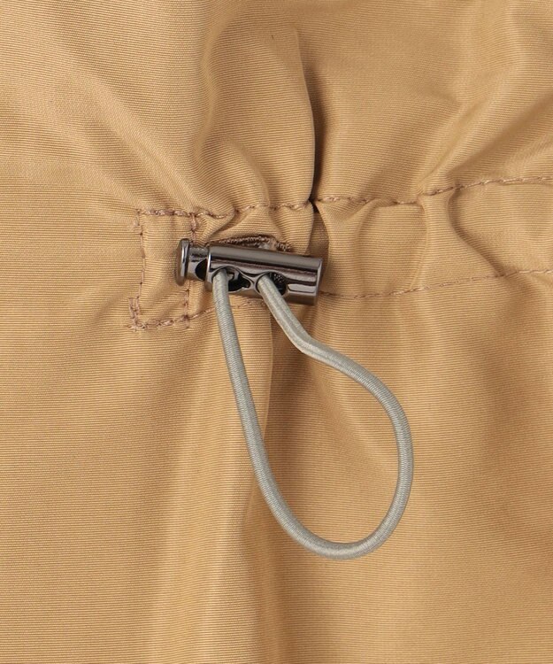 J.PRESS LADIES L 【洗える】シャンブレータフタ  ナロー スカート キャメル系