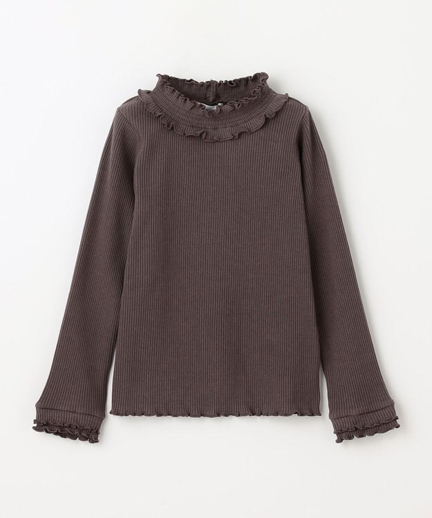 ANY KIDS バックリボン カットソー ブラウン