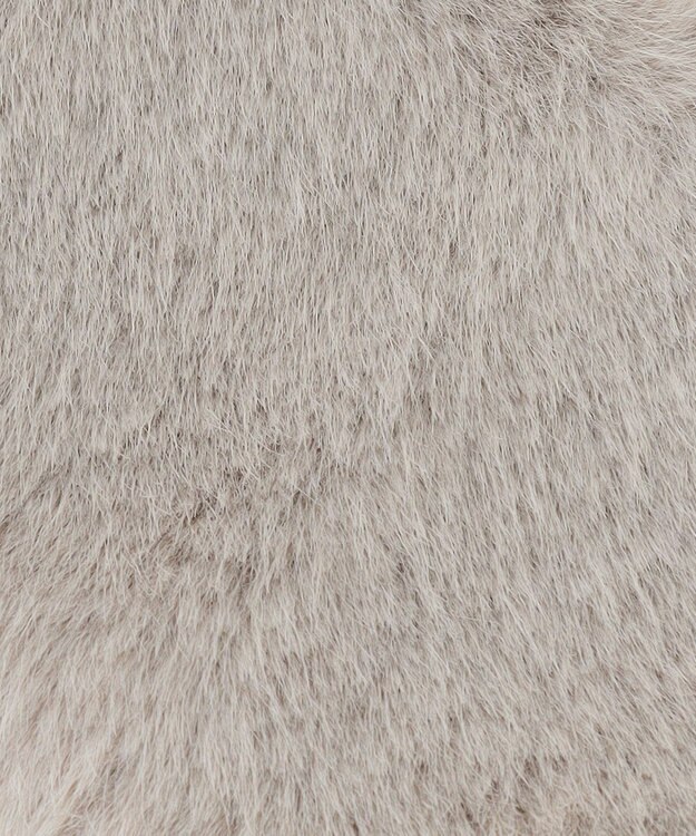 TOCCA 【ブローチ取り外し可】BOW RIBBON FURTIPPET ティペット ライトグレー系